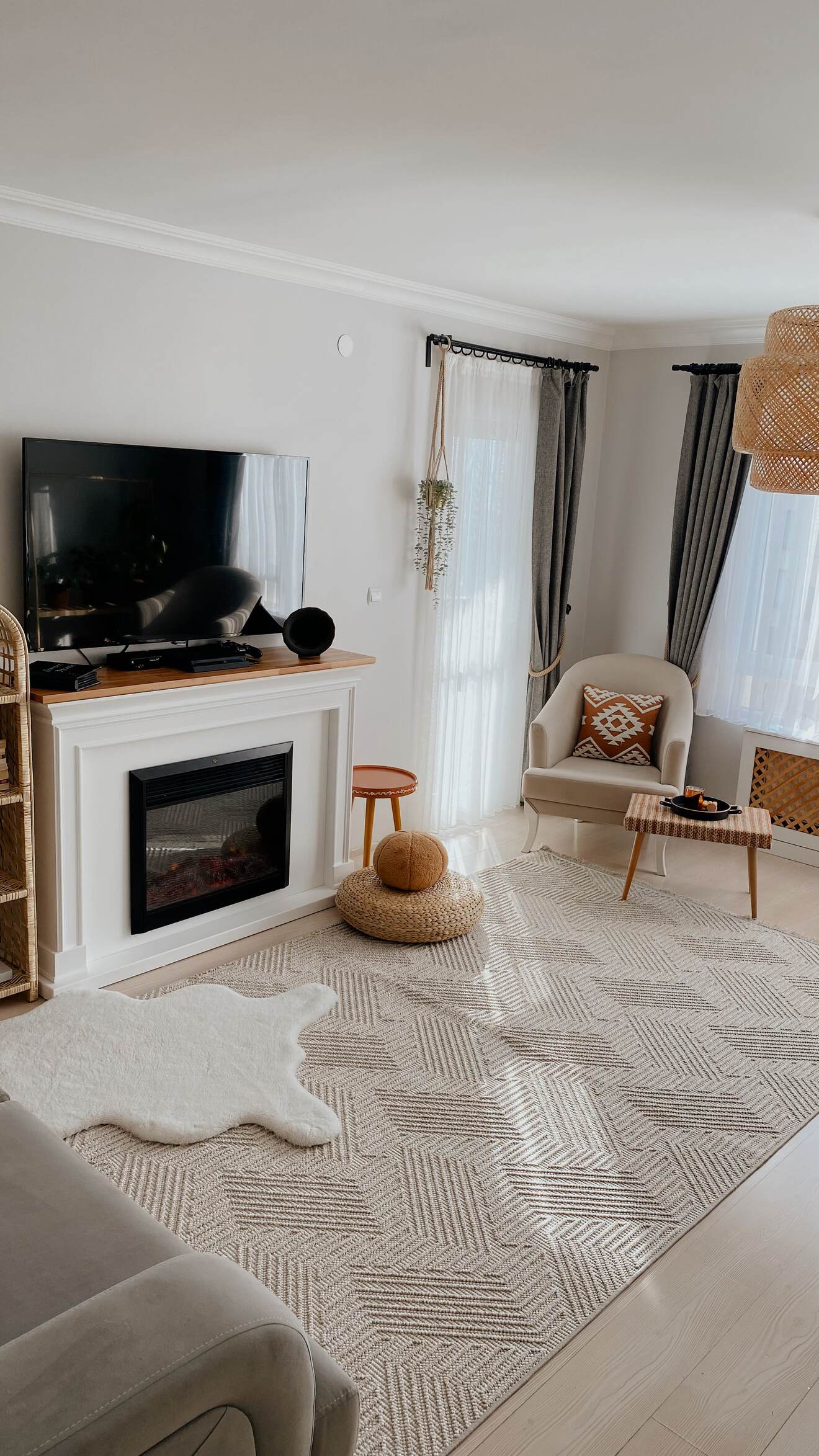 Havana 8592 Bej - Polyester Dokuma Halı | Modern Salon Halısı